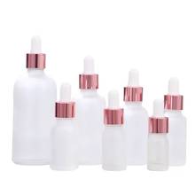 100pcs 5-100ML Essential Oil Dropper Glass bottles vegetable oil Essence Aromatherapy Storing Perfume Frosted Vial Glass Bottles 2024 - buy cheap