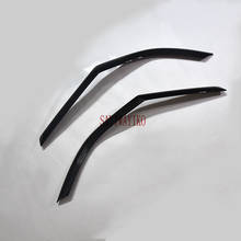For Hyundai Santa Fe 2019 2020 Accessories Car Rear Fog Light Trim Strips decoration cover Exterior Eyebrow Eyelid Strip 2024 - buy cheap