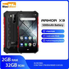 Ulefone Armor X3 5.5" HD Mobile Phone IP68 Rugged Waterproof Smartphone Android 9.0 Quad Core 2G 32G Telephone 5000mAh CellPhone 2024 - buy cheap