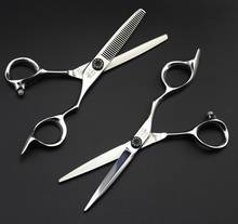 Freelander-tesoura de cabeleireiro profissional, para salão de beleza, barbeiro, tesoura para cortar cabelo 2024 - compre barato