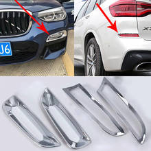 4pcs abs Chrome Exterior Front + Rear Fog Light Tail Fog Lamp Cover Decorative Trim For BMW X3 G01 2018 Car Styling Accessories 2024 - buy cheap