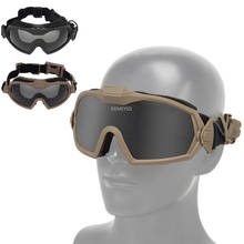 2 Lenses Tactical Goggles Military Paintball Shooting Anti-fog Glasses Outdoor Hunting Army Airsoft Sports Protective Goggles 2024 - buy cheap
