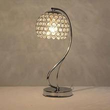 Concise Crystal Table Lamp Creative Restaurant Living Room Led Lamp Romantic Bedroom Bedside Desk Lamp Wholesal 2024 - buy cheap