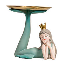 Estatuas de resina, esculturas creativas de sirena, figuritas en miniatura, accesorios de decoración para el hogar y la Oficina 2024 - compra barato