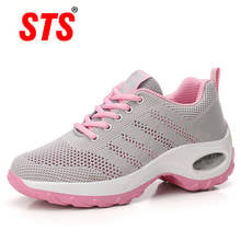 STS Women Sport Casual Shoes Outdoor Breathable Comfortable Ladies Shoes Lightweight Platform Hiking Running Mesh Sneakers 2024 - buy cheap