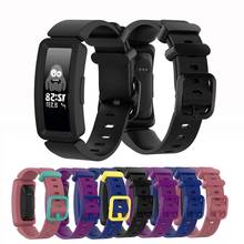 Pulseira de substituição de silicone macio para fitbit ace 2, bracelete clássico para smart watch infantil para fitbit inspire/inspire hr 2024 - compre barato