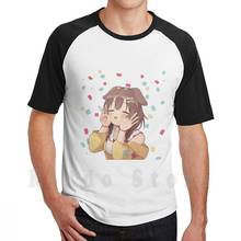 Korone vtuber-camiseta de anime holazeite para meninas., tamanho grande de 100% algodão, holcustomaki, watame, vtuber virtual e youtuber. 2024 - compre barato