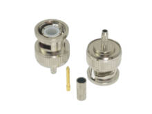 1pcs BNC male plug crimp RG174 LMR100 RG316 cable RF coaxial connector adapter 2024 - buy cheap