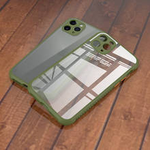 Чехол для iPhone 11 Pro, противоударный Прозрачный жесткий чехол для задней панели, Мягкий бампер для Apple iPhone 11 Pro Max, чехол для телефона 2024 - купить недорого