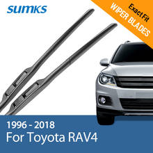 SUMKS Hybrid Wiper Blades for Toyota RAV4 ( North American Model ) Fit Hook Arms from 1996 to 2018 2024 - buy cheap