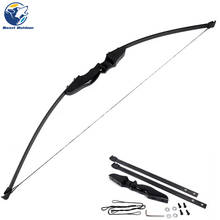 Straight bow 51 inch 30/40 pound beginner bow outdoor shooting child juvenile archery hunting practice shooting child bow 2024 - buy cheap