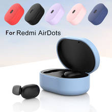 Silicone Case for Xiaomi Redmi AirDots Soft Siclicone Protective cover For Redmi Airdots Shockproof Cases For Redmi Airdots Case 2024 - buy cheap