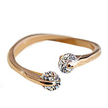 Новая мода золотого цвета имитационное кольцо хвост кольцо открытие может быть скорректировано Ювелирные изделия Подарки розовое золото цвет Прямая поставка 2024 - купить недорого