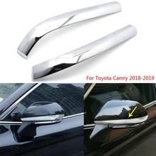 Car Molding Chrome Trim For Toyota Camry 2018-2019 Side Rearview Mirror Covers Molding Chrome Trim Car Accessories 2024 - buy cheap