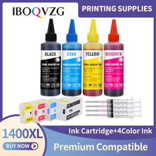 Cartuchos de tinta para impressora canon pgi 1400 xl, 4 cores, 4x100ml, para impressoras canon pgi1400 maxify mb2040 mb2140 mb2340 mb2740 2024 - compre barato