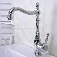 Kitchen Faucets Chrome Single Handle Kitchen Tap Single Hole Handle Swivel 360 Degree Water Mixer Tap Mixer Tap znf925 2024 - buy cheap