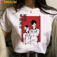 Camiseta oya oya haikyuu, para homens, com estampa estética, branca, plus size, roupa de casal, feminina 2024 - compre barato