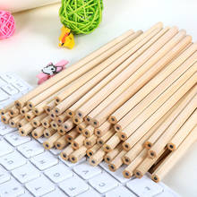 Lápis hexagonal de madeira simples, ecológico, não tóxico, material escolar para escritório, 120 peças 2024 - compre barato