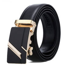 FRALU Genuine Leather Belts For Men Automatic Male Belts Cummerbunds Leather Belt Men dropshipping Black Belts cinturon hombr 2024 - buy cheap