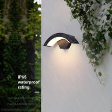 Moden Waterproof LED Porch Sconce Wall Lights Outdoor IP65 Sensor Lamp Landscape Spotlight Balcony Corridor Garden ZBW0013 2024 - buy cheap
