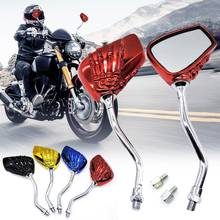 1 Pair Left Right Skeleton Skull Hand Claw Motorcycle Motor Rearview Side Mirrors Bike Rear View Mirror 2024 - buy cheap