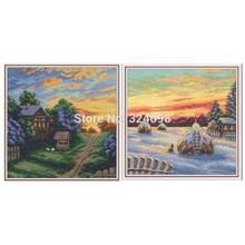 dusk patterns Counted Cross Stitch 11CT 14CT 18CT DIY Chinese Cross Stitch Kit Embroidery Needlework Sets 2024 - buy cheap