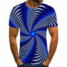 2021 New Three-Dimensional Graphic T-Shirt Men's Casual Tops Fun 3D Men's T-Shirt Summer O-Neck Shirt Plus Size Streetwear 2024 - buy cheap