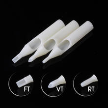 YILONG 50Pcs VT RT FT  White Nozzles Tube Sterile Assorted Plastic Disposable Tattoo Tips 2024 - buy cheap