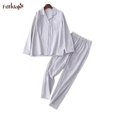 High Quality New Pajamas for Women Long Sleeve Loose Sleepwear Set Small Polka Dot Full Cotton Pyjamas Suit Autumn Winter Pijama 2024 - buy cheap