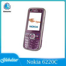 Nokia 6220c Восстановленный Оригинальный Nokia 6220 Classic A-GPS 3G 5MP камера 6220c мобильный телефон оптом Nokia 6220 Бесплатная доставка 2024 - купить недорого