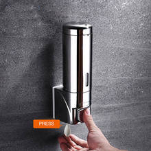 New soap dispenser wall mounted bathroom Hotel shampoo lotion liquid soap dispenser stainless steel hand soap dispenser 2024 - buy cheap
