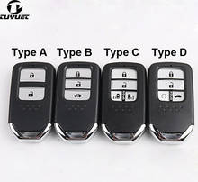 Smart Remote Key Shell for Honda crv crider Odyssey New accord Car Key Blanks with Smart Emergency Key Blade 2024 - buy cheap