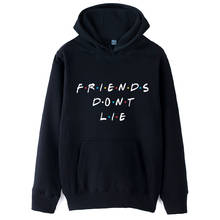 Girl hoodie sweatshirt hoodies women hood Friends Don Not  Lie Tv Show Print Letters Autumn Winter Fleece ZIIART 2024 - buy cheap