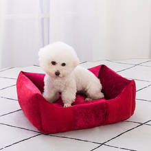 Dog Bed Mat Kennel Soft Dog Puppy Pet Supplies Nest For Small Medium Dogs Winter Warm Waterproof Bottom Soft Fleece Dog Bed 2024 - buy cheap