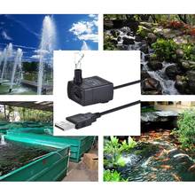 USB Mini Submersible Water Pump For Aquarium Fish Fountain Small Fish Tank Pet Water Dispenser 2024 - buy cheap