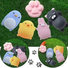 Squishy Animal Fidget Toys Squeeze Mochi Rising Antistress Kawaii Ball Soft Sticky Cute Funny Gift Fidjets Toys Pack Антистресс 2024 - купить недорого