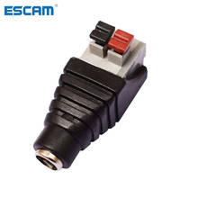 ESCAM 2.1*5.5mm DC Female Power Jack socket Adapter Plug Connector for CCTV CAMERA 2024 - buy cheap