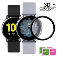 3D Screen Protectors Film Soft Tempered Glass For Samsung Galaxy Watch Active 2 40mm 44mm Full Cover Curved Edge Protective 2024 - buy cheap