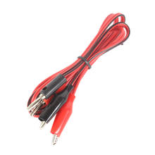 Cables de prueba de pinza de cocodrilo roja y negra 5A 1/Uds., fuente de alimentación CC de línea para prueba de multímetro 2024 - compra barato