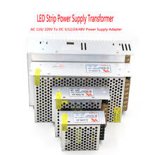 Ac 110v 220v para dc 5v 12v 24v 48v fonte de alimentação adaptador led comutação transformador de luz da fonte de alimentação para led strip cctv 2024 - compre barato