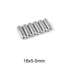 5~60PCS 18x5-5 mm Disc Rare Earth Neodymium Magnets 18*5 mm Hole 5mm Countersunk Powerful Magnetic 18x5-5mm Round Magnet 18*5-5 2024 - buy cheap