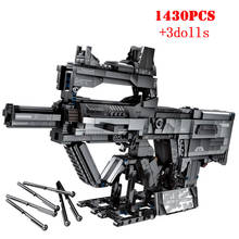 Military Gun Series Assault Rifle Model Building Blocks City Technical Guns SWAT Army Weapons Bricks Toys Gifts For Boys Kids 2024 - buy cheap