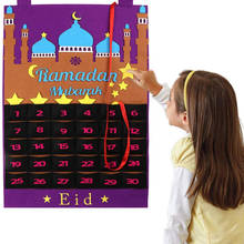 Eid Mubarak Countdown Calendar Felt Eid Mubarak Advent Calendar Ramadan Party Decoration Ramadan Decoration Easter Ramadan 2024 - buy cheap