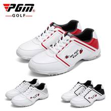 PGM Women Golf Shoes Lightweight Women Leisure Sport Sneaker Waterproof Breathable Anti-slip Spikes Golf Shoes New Arrival 2024 - buy cheap