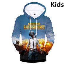 Sudadera con capucha para niños de 2 a 12 años, ropa deportiva con estampado 3D de Battlegrounds, PUBG 2024 - compra barato