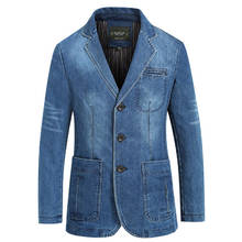 Fashion New Arrival Denim Jacket Men Spring High Quality Cowboy Men Cotton Long Sleeve  Jacket Jeans Coat chaquetas hombre 2024 - buy cheap
