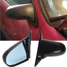 Espejo retrovisor lateral ajustable para coche Honda, espejo con apariencia de fibra de carbono/Negro, estilo Civic EG EK 4Dr cuchara, 1 par 2024 - compra barato