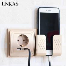 UNKAS Smart Home Dual USB Port Wall Charger Adapter Charging 2A Wall Charger Adapter EU Plug Socket Power Outlet Panel 2024 - buy cheap