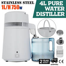Destilador de agua pura, purificador de filtro médico, 4L, 750W 2024 - compra barato