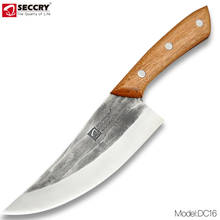 SECCRY Handmade Forged 4Cr13Mov Steel Boning Knife Cleaver Knife Professional Butcher Kitchen Knives Outdoor Camping Tool DC16 2024 - buy cheap